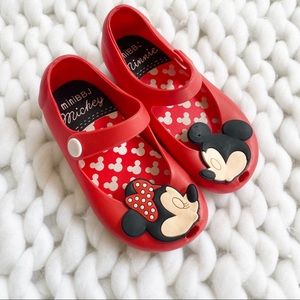 Jelly Minnie Mouse Red Sandal Shoes